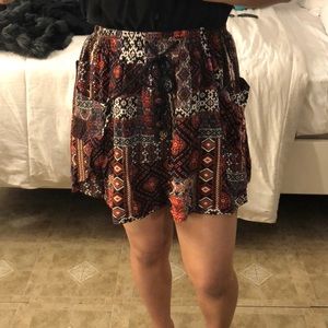 Forever 21 Printed Skirt
